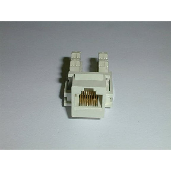 MODULAR JACK RJ45 CAT5E WHITE ( 1 EACH) - 406372-3*