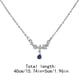 thumbnail image 3 of Blue Zircon Water Drop Necklace Ladies Summer Design Sweet Cool Accessory Temperament High Grade Collarbone Chain Design Stainless Steel Necklace Women Gift, 3 of 8
