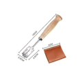 thumbnail image 3 of Dough Razor, Bread Knife, Bread Knife, Bread Knife, Bread Cutter, Curved Bread Knife, Dough Knife, 3 of 4