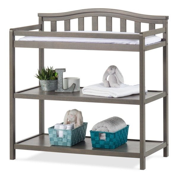 Forever Eclectic Arch Top Changing Table, Dapper Gray