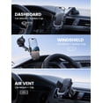 thumbnail image 2 of Soporte para teléfono de coche Lamicall, ventosa 3 en 1, 360°, 2 of 8