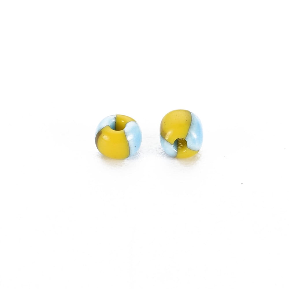 8/0 Glass Seed Beads Opaque Colours Seep Deep Sky Blue 3mm hole:1mm