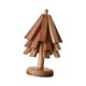 thumbnail image 4 of Tapete aislante con forma de , mantel individual de madera, tapete de mesa de madera, para utensilios, agarraderas y decoración de mesa de cocina 3 piezas de nogal negro, 4 of 9