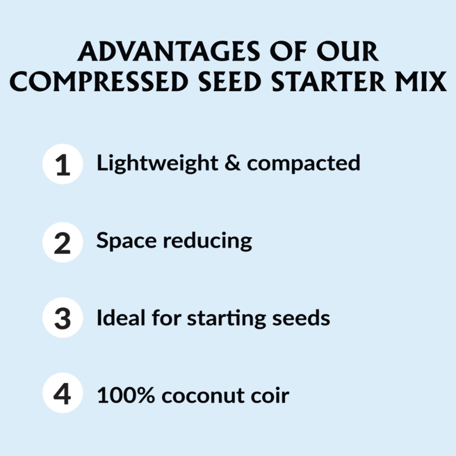 Ferry-Morse Organic Seed Starter Mix Compressed Soil - 24 Pack / 48 Quarts