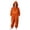 Orange, variant on Otqutp Kids Halloween Fleece Jumpsuit Jack O Lantern Hooded Jumpsuit Full Zip One Piece Fall Warm Dress Up Clothes 2-13 Years