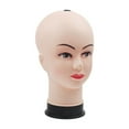 thumbnail image 4 of Cabeza de maniquí para exhibición de pelucas, modelo de exhibición de profesional realista, cabeza de maniquí para estilizar bufandas,, 4 of 8