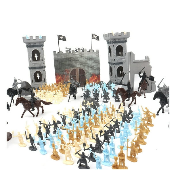 Vogacara 4-6 años de edad, modelo de simulación, de mesa, decoración, juguetes de plástico, conjunto de regalos de cumpleaños para el hogar, Kits de construcción modelo 4 colores Vogacara FN010853-02
