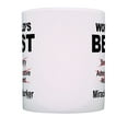thumbnail image 3 of ThisWear Secretary Mug Set Miracle Worker Coffee Cup Set Secretary 11 ounce 2 Pack Coffee Mugs, 3 of 4