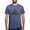 Heather Blue, variant on - Psi Upsilon Colored Crest T Shirt - Mens Tri-blend T-Shirt