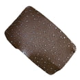 thumbnail image 2 of Medias de rejilla para mujer, medias de rejilla con pedrería. Medias de rejilla para mujer. café, 2 of 7