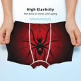 thumbnail image 3 of Yiaed Spider on the Web Print Boys' Boxer Briefs Cotton Casual Stretch Comfort Boys Boxers - Kids Boxer Briefs Underwear for Boys (6-18)-Large, 3 of 5