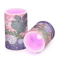 thumbnail image 7 of Yayeee Flameless Candles with Remote Flickering Battery Operated Multi Color Changing, Floral Vase, 7 of 7