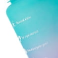 thumbnail image 3 of Straw Lid Water Bottle Gradient Color Large Capacity Portable Handle Leakproof Sports Water Bottle Green 2000ML, 3 of 5