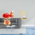 thumbnail image 2 of Estatua De Hoja De Pez De Feng Shui Chino, Figura De Hierro, Decoración De Escritorio, Regalo De Año Nuevo, Escultura De Adorno Coleccionable De Koi De Buena Suerte Para Entrada, Oficina,, 2 of 8