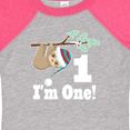 thumbnail image 4 of Inktastic First Birthday Sloth 1 Year Old Boys or Girls Baby Bodysuit, 4 of 5