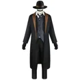 thumbnail image 5 of Disfraz de Nakahara Chuuya para cosplay, sombrero, uniforme, gabardina, pantalones, ropa de anime, 5 of 5