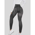 thumbnail image 3 of Leggings de Mujer Estilo Mezclilla Unitalla Comodidad y Estilo en Leggins, 3 of 5
