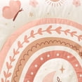 thumbnail image 6 of The Peanutshell Crib Bedding Set for Baby Girls, Boho Rainbow, 3 Pieces, 6 of 6