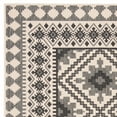 thumbnail image 4 of SAFAVIEH Veranda Magna Southwestern Indoor/Outdoor Area Rug, 6'7" x 9'6", Ivory/Slate, 4 of 7