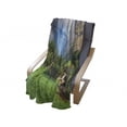 thumbnail image 4 of European Soft Flannel Fleece Throw Blanket, Green Fields Touristic Town Lauterbrunnen Bernese Oberland Switzerland Europe, Cozy Plush for Indoor and Outdoor Use, 50" x 60", Green Grey, by Ambesonne, 4 of 6