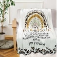 thumbnail image 6 of Work Bestie Gifts for Women, Best Friend Blanket, Friends Blanket for BFF Gifts, Unique Friendship Blanket for Bestie, Bestfriend Gift Ideas - Throw Blankets with Loving Messages 50"x60", 6 of 6