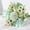 Green, variant on Beautiful Silk Flowers Wedding Winter Jasmine Garland Winter Door Decorating Ideas Flower Wall Wisteria Bush Hydrangea Flowers with Vase Wedding Details Props