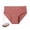 Pink, variant on Krdevn Women Solid Mid Rise Period Bikini Underwear 4 Layer Absorbent Leak Proof Wide Waistband Breathable Reusable Menstrual Daily Panties Multi Pack Size:2XL