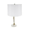 thumbnail image 4 of A&B Home Table Lamp with Leaf Design - 13"Dia. x 22"H - Gold/White, 4 of 6