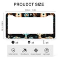 thumbnail image 3 of Personalized Reindeer Christmas License Plate Frame 2 PCS Reindeer Christmas Car Tags Frames Holder for Men/Women 2 Hole Stainless Aluminum License Plate Cover, 3 of 6