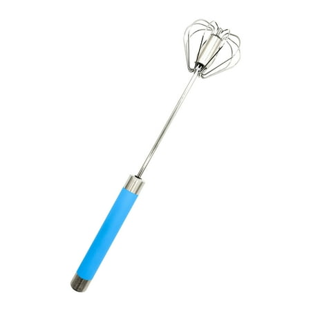 

Fuieoe Kitchen Organization Kitchen Appliances Stainless Steel Whisk Hand Push Rotary Semi-Automatic Mixer Stirrer