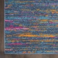 thumbnail image 6 of 2â€™ x 6â€™ Blue Distressed Striations Runner Rug, 6 of 6