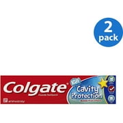 (2 pack) (2 Pack) Colgate Kids Cavity Protection Bubble Fruit Fluoride Toothpaste, 4.6 oz