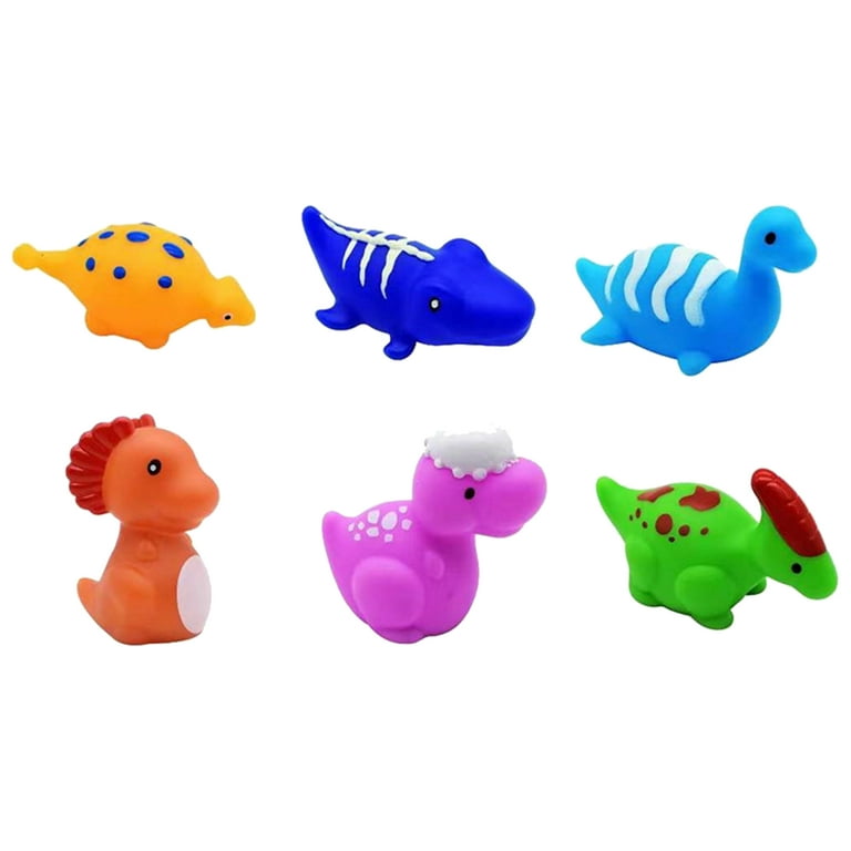 Dropship 6 Pcs/Pack Dinosaur Bath Toys Light-UpFloating Bath Toys