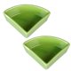 thumbnail image 1 of Cuenco de cerámica para alimentos triangular, antigiro, antimordeduras, hámster, ardilla, rata, 2 piezas, 1 of 5