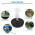 thumbnail image 4 of Solar Powered Fountain, Waterproof Colorful Lights Decor for Bird Bath Garden  Patio Pond Pool Outdoor, 4 of 8