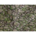 thumbnail image 3 of Ambesonne Stones Quilted Coverlet 3 Pcs, Vintage Look Cobblestone Art, Queen Size, Reseda Green Pale Grey, 3 of 4