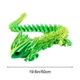 thumbnail image 2 of Moocorvic 3D Printed Dragons 19.7'', Home Office Decor Desk Statue Toys Gift for Women, Men, 2 of 6