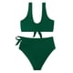thumbnail image 5 of Gibobby Conjunto de bikini para mujer Ropa interior deportiva para mujer Love Beach Traje de baño Bikini Traje de baño Traje de baño de dos piezas Bikini(Verde,G), 5 of 5
