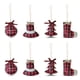 thumbnail image 2 of Moyic Juego de 8 Uds. De colgantes de campana de Feliz Navidad, decoración de adornos, medias no tejidas, decoración de granja, patio, niños, niñas Kits de decoración para fiestas No.01 Moyic HA009163-01, 2 of 6