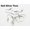 Dull Silver, variant on 1000 Earring Fish Hook Coil Earwire Ear Wire Jewelry Finidng DIY Wholesales Bulk-Silver