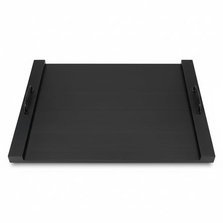 edx noodle board baking pan with handles multi-purpose oven lid & serving tray retro black stovetop cover for electric and gas ranges heat-resistant protective panel black