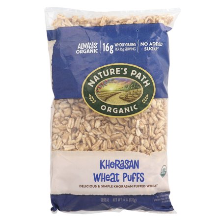 Nature's Path Organic Puffed Khorasan Cold Cereal 6oz EcoPac Bag