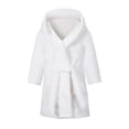thumbnail image 1 of RXMEKW Boys and Girls Bathrobe,Flannel Hooded Robe with Belt, 1 of 9