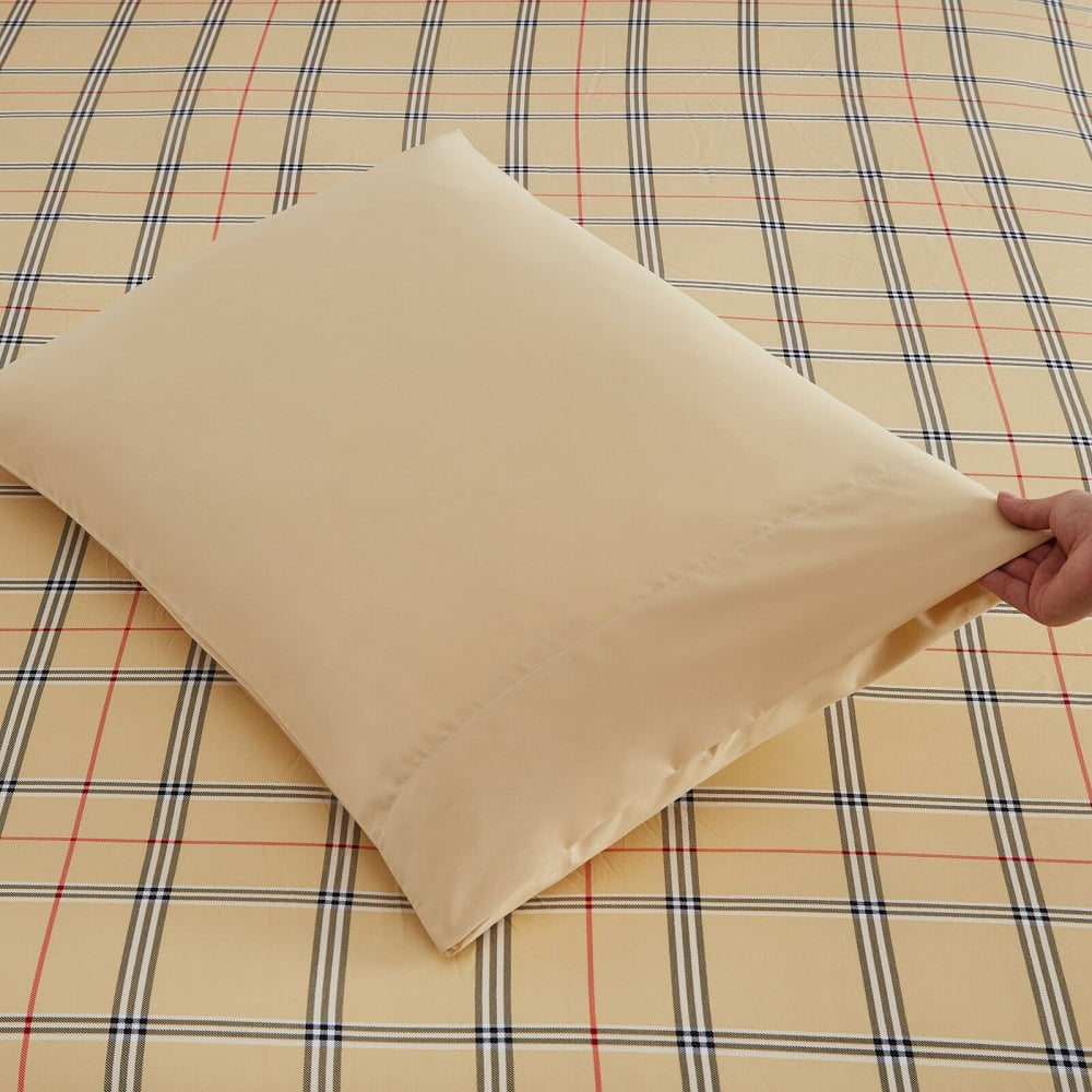 Diya Egyptian Comfort 1800 Thread ct 6pc QUEEN Printed Bed Sheet Set,SilkySmooth