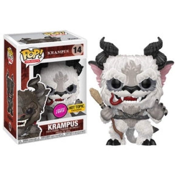 Collectible Funko POP! Holiday: Krampus (Hot Topic)(Flocked)(CHASE)(Damaged Box) #14