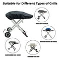 thumbnail image 5 of Coleman Grill Cover for Roadtrip Waterproof 420D Oxford Fabric Heavy Duty Grill Cover with Adjustable Hem for Outdoor BBQ Grill 40" x 20" x 10", 5 of 8