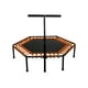 thumbnail image 4 of Trampolín Hexagonal Fitness 50″ con Barra de Agarre Reforzada Naranja, 4 of 10