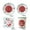 Red, variant on Christmas Themed Disposable Tableware Set Including Ten Large Plates Ten Small Plates Cups And Twenty Napkins For Festive Parties And Gatherings Ideal For Holiday Meals