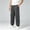 Dark Gray, variant on Preppy Cargo Jogger Sweatpants Boys with Flap Pockets Elastic Waist Relaxed Fit Soft Casual Pants with Cuffed Ankles for Back to School Travel Lounge and Everyday Wear
