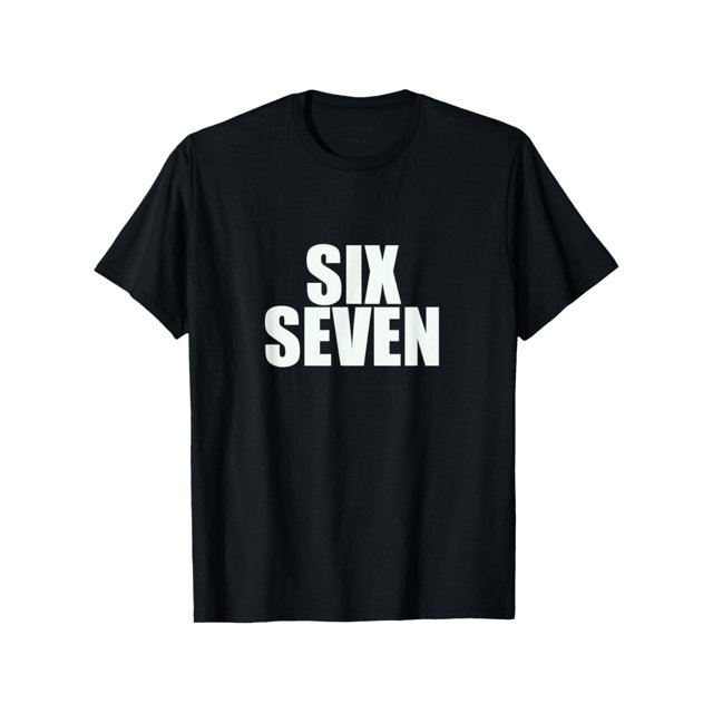 Fun Six Seven 6 7 Meme Design T-Shirt